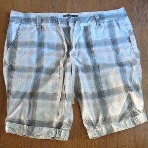 Eddie Bauer ‎ Light Blue Plaid Shorts